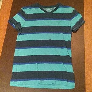 American Eagle stripes T shirt Mens XS.